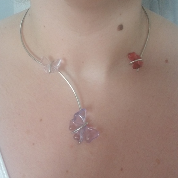 Lalique Jewelry - Authentic Rene Lalique Butterfly Necklace